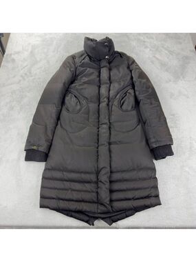 Soia Kyo XS Black Down Feather Long Puffer Jacket